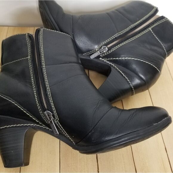 Pikolinos Black Leather Ankle Boots - Picture 5 of 15